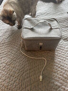 EUC Portable Gray USB-Powered UV Sterilizer Bag With Handle & Zipper